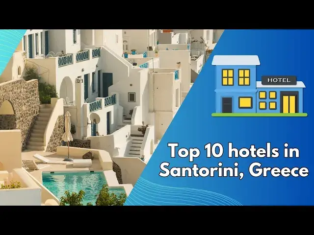 Video thumbnail for Top 10 hotels in Santorini, Greece: Accomodations For an Unforgettable Stay
