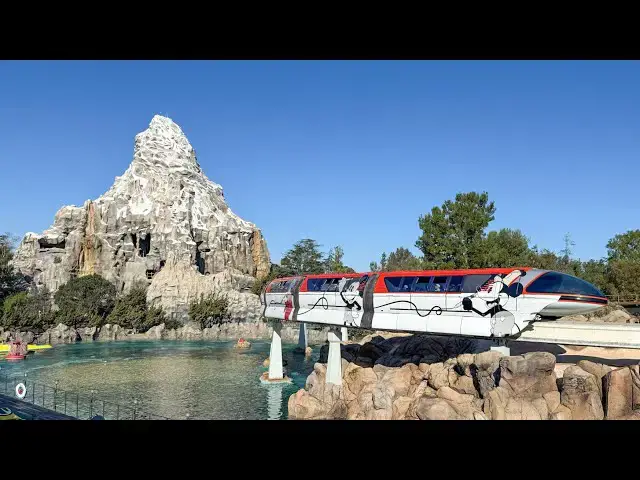 Monorail Returns to the Skies Above Disneyland with New Entrance