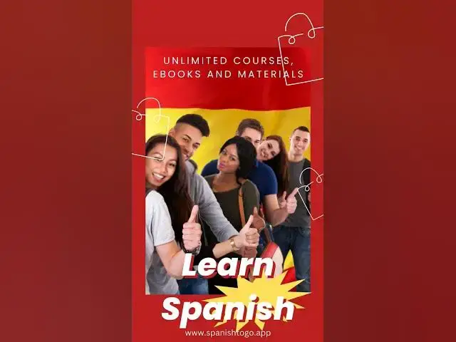 'Video thumbnail for Unlimited Spanish Courses, eBooks and Materials. VIP Access https://spanishtogo.app'
