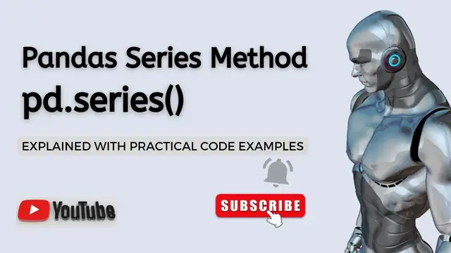 Video thumbnail for Python Pandas Series Method Explained with Code Examples | Python Pandas Tutorial | Pandas Series