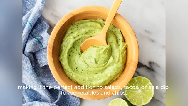 Video thumbnail for avocado dressing recipe