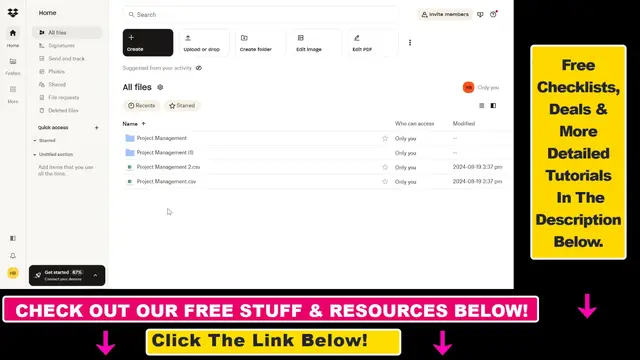 Video thumbnail for How To Share Dropbox Files And Folders? [in 2025]