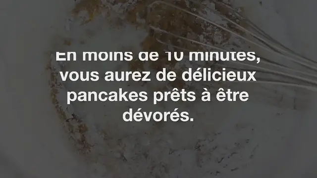 Video thumbnail for PANCAKES AUX NOISETTES