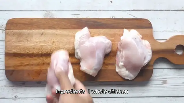 Video thumbnail for whole baked chicken recipe