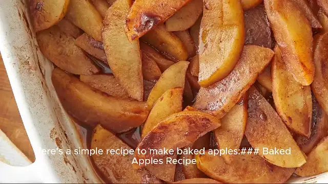 Video thumbnail for baked apples recipe