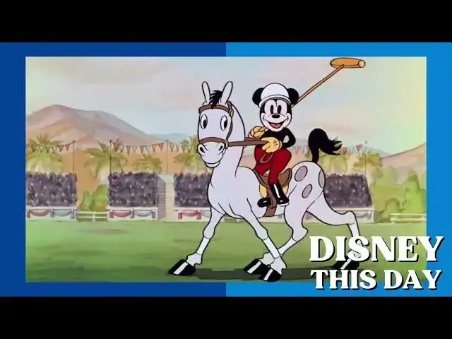 Video thumbnail for Mickey's Polo Team | DISNEY THIS DAY | January 4, 1936
