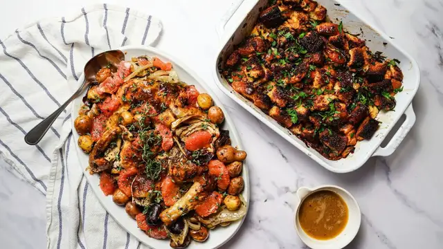 Video thumbnail for Herb-Roasted Spatchcock Chicken Recipe