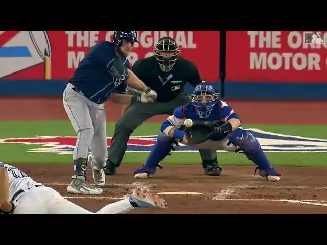 'Video thumbnail for Luke Raley BELTS a RBI Single! | Tampa Bay Rays | 4/14/2023'