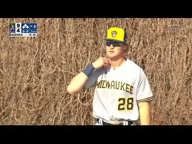 'Video thumbnail for Yan Gomes BELTS a RBI Sacrifice-Fly, Scoring Dansby Swanson! | Chicago Cubs | 4/2/2023'