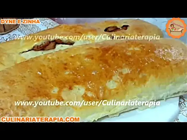 Video thumbnail for Pão Salgado com Recheio de Linguiça Acebolada