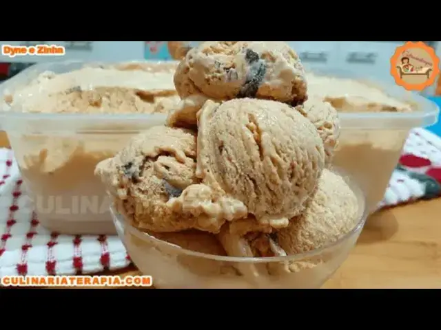 Video thumbnail for O Melhor Sorvete de Doce de Leite Super Cremoso com Geleia de Ameixa, RENDE 4 LITROS