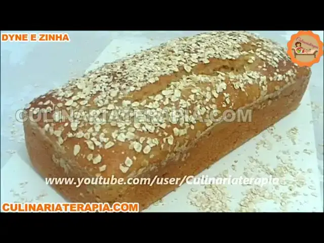 Video thumbnail for Como Fazer Pão Integral de Aveia e Mel de Batedeira Ensinado por Especialista da Culinária