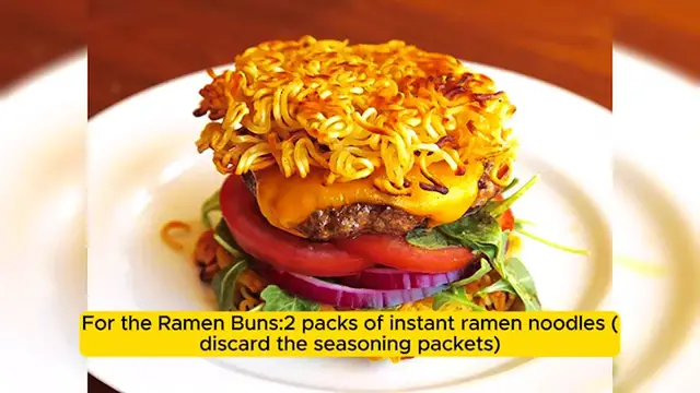 Video thumbnail for Crunchy Ramen Burger Bliss