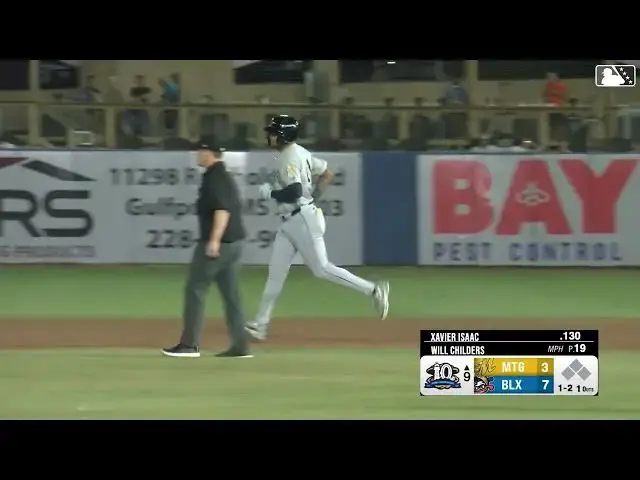 'Video thumbnail for Xavier Isaac HAMMERS a Solo Home Run! | Tampa Bay Rays Prospect | 04/24/2025'