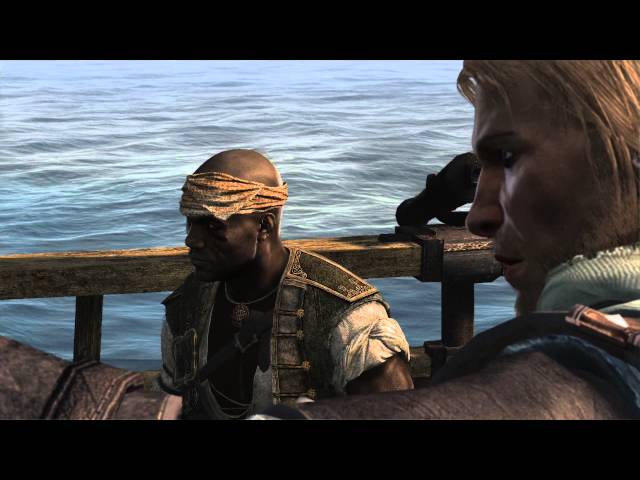 Video thumbnail for Assassin's Creed IV: Black Flag - This Tyro Captain: Name Ship Jackdaw "They Won't Except You" Scene