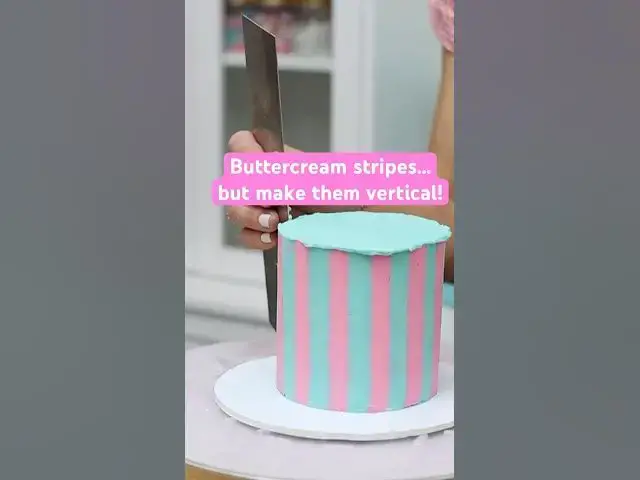 Video thumbnail for Which would you choose: vertical stripes, horizontal, or wavy? #cake #cakedecorating #cakes