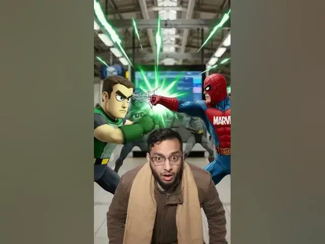Video thumbnail for me in a war 😱 #tabani #spiderman #funk