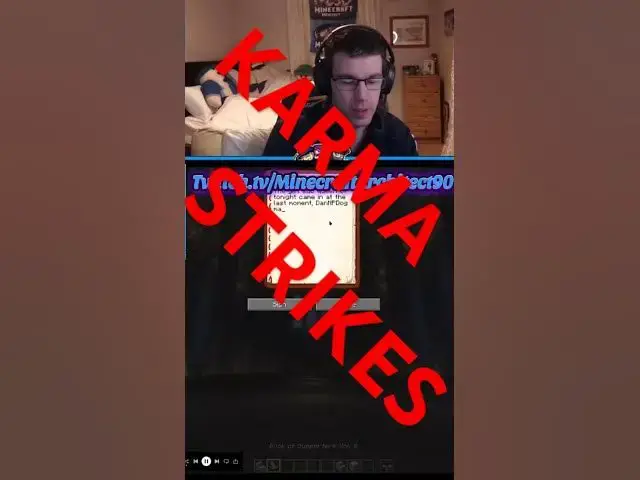 Video thumbnail for Karma | #shorts #minecraft #jumpscare #twitchclips #twitchstreamer #mca #twitchjumpscare #loudalerts