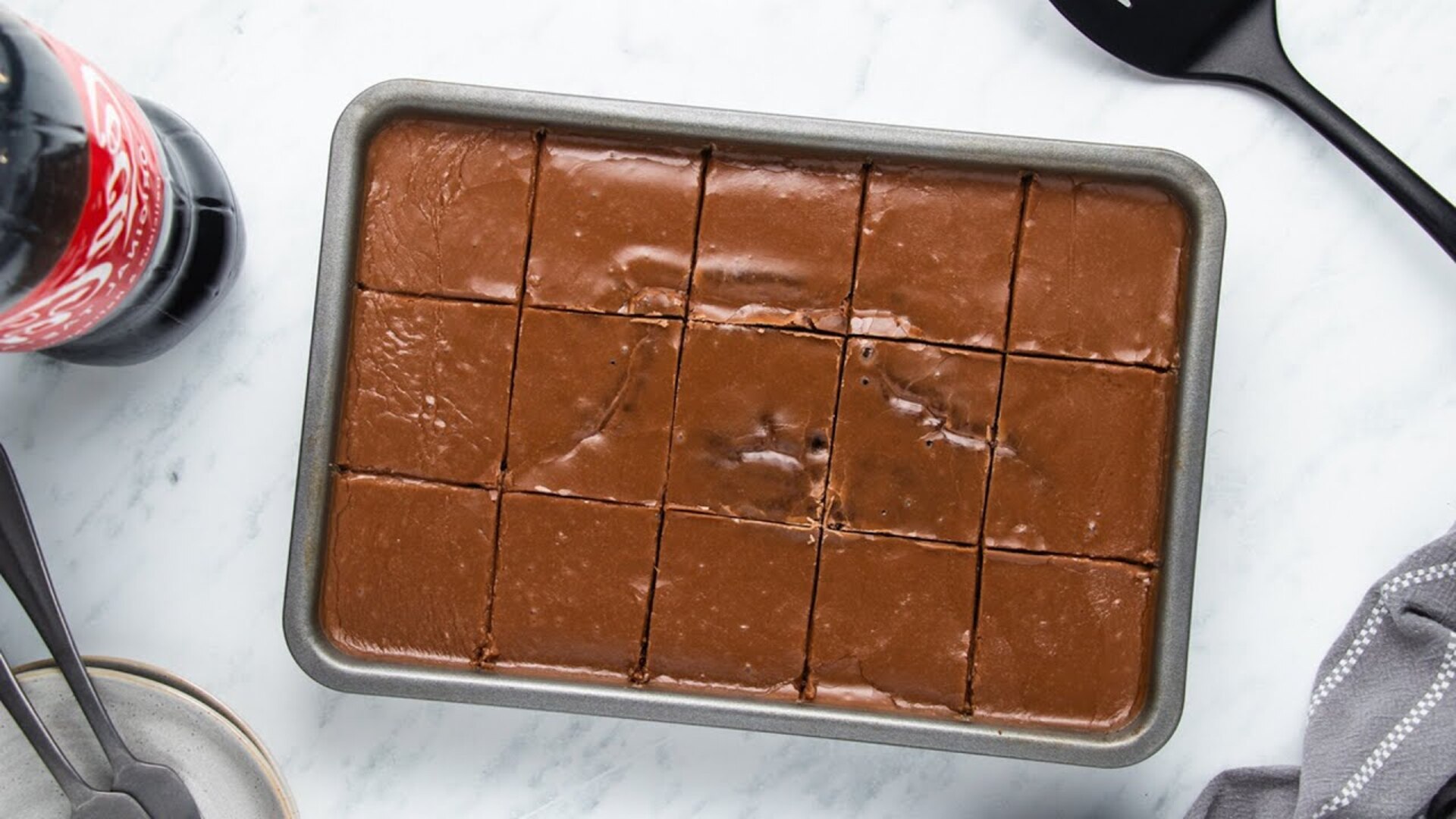 Video thumbnail for Cocoa Coca-Cola Cake Recipe