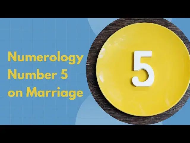 Video thumbnail for Numerology Number 5 in Marriage: What Does It Mean?