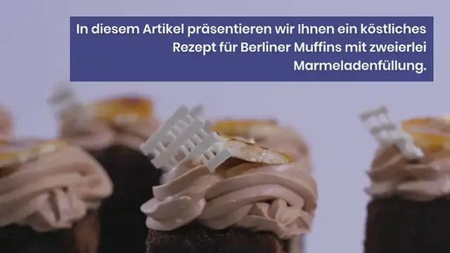 Video thumbnail for Berliner Muffins: Rezept mit 2 Marmeladenfüllungen