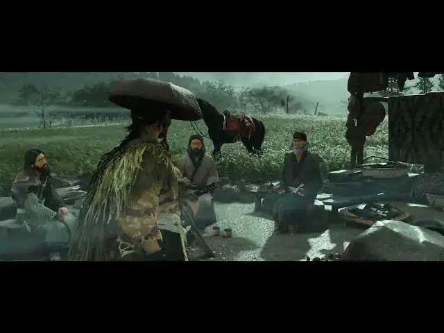 'Video thumbnail for Ghost of Yotei - Chapter 1 Join Aino Merchant's Camp: Talk To Aino: Buy Hats and Masks | Craft Ammo'