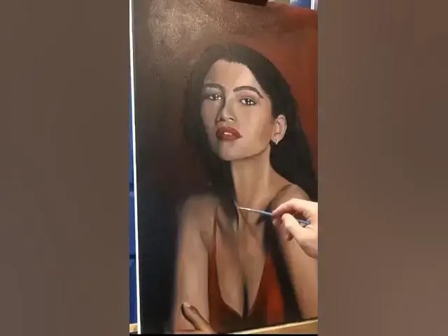 Video thumbnail for Zendaya Oil Painting