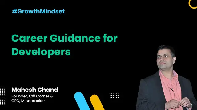 Video thumbnail for Career Guidance for Developers - Growth Mindset Show