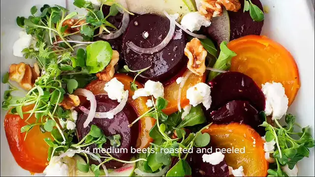 Video thumbnail for beet salad recipe