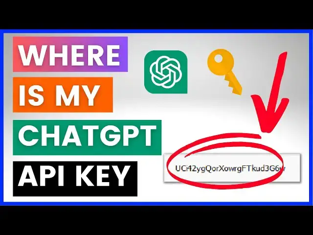 Video thumbnail for Where Is My ChatGPT API Key?