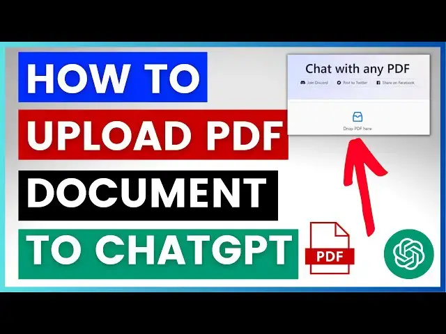 Video thumbnail for How To Upload A PDF Document To ChatGPT?