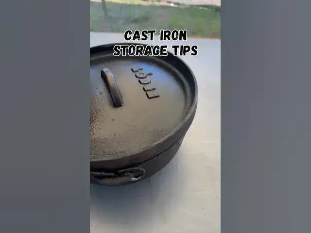 'Video thumbnail for How To Store Your Cast Iron Properly- Avoid These Mistakes!'