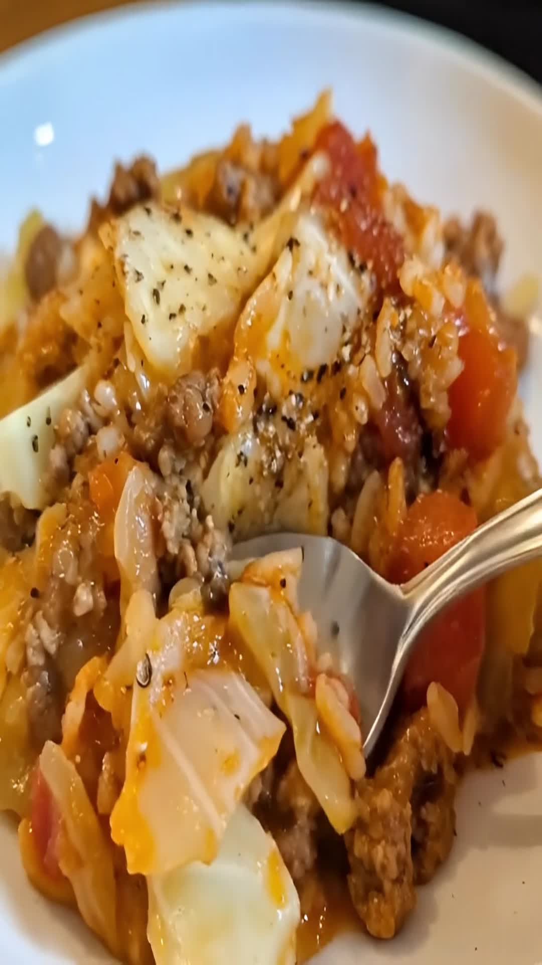 Video thumbnail for Crockpot Cabbage Roll Casserole