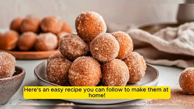 Video thumbnail for Cinnamon Sugar Donut Holes Recipe