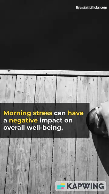 'Video thumbnail for Morning Stress: Common Causes and Strategies for a Calm Start to Your Day'