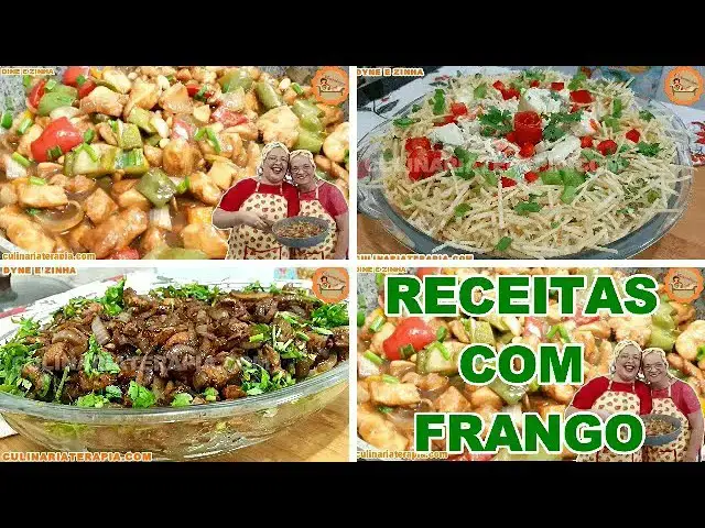 Video thumbnail for Frango Xadrez Super Suculento, Salpicão de Frango Refrescante, Frango Acebolado com Batata Doce