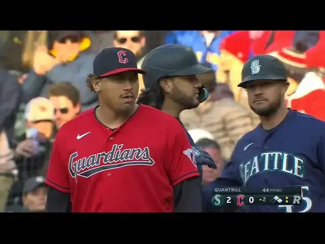 'Video thumbnail for Eugenio Suarez SLAPS His 2nd RBI Single, Scoring Ty France! | Seattle Mariners | 4/8/2023'