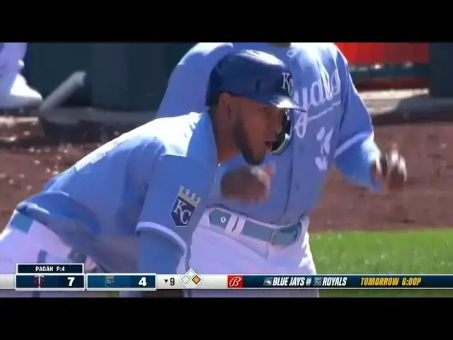'Video thumbnail for Edward Olivares BELTS a RBI Single, Scoring Michael Massey! | Kansas City Royals | 4/2/2023'