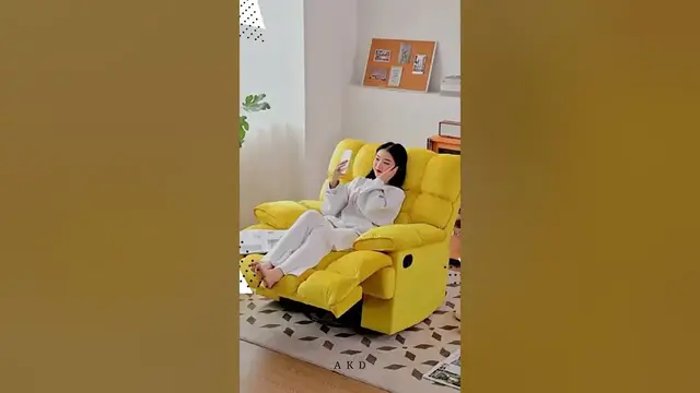 Video thumbnail for Effortless Relaxation: Lazy Rocking Chair | Massage Chair | Furniture #shorts