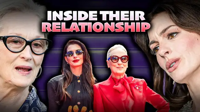 Video thumbnail for What Anne Hathaway And Meryl Streep's On-Set Relationship Was Really Like