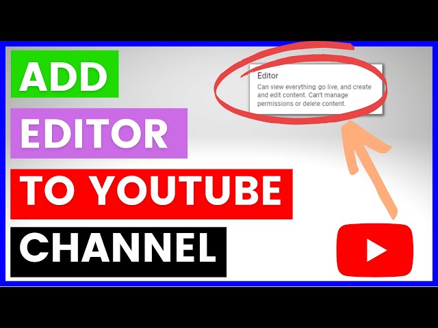 Video thumbnail for How To Add An Editor To YouTube Channel In YouTube Studio? [in 2025]