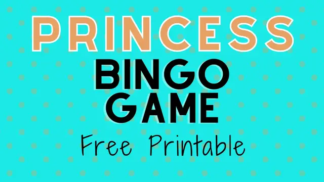 Video thumbnail for princess bingo printable free