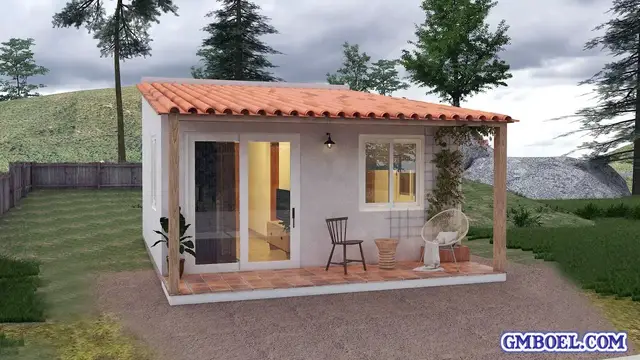Video thumbnail for Small House Design With Terrace 5 x 5 Meters ( 25 Sqm )