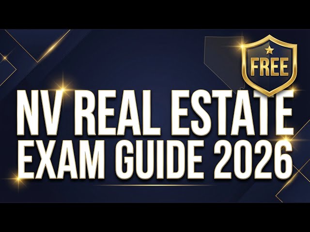 Video thumbnail for Nevada Real Estate Exam Guide 2026 | FREE Study Guide & Practice Test