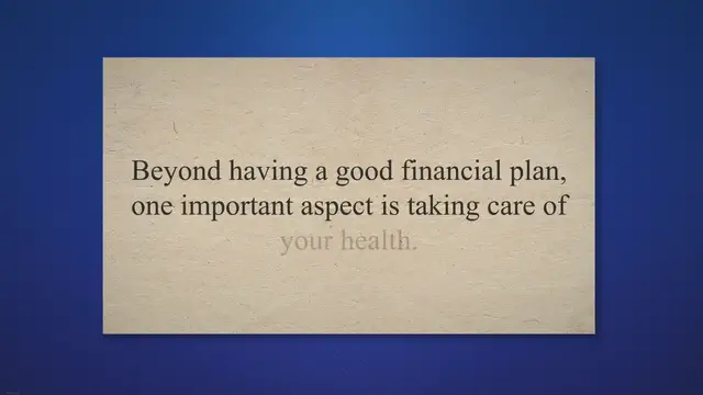 Video thumbnail for Investing in Wellness: How Healthy Lifestyle Choices Can Save You Money in the Long Run