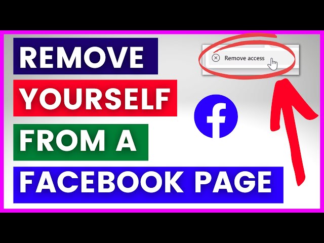 Video thumbnail for How To Remove Yourself From A Facebook Page? [in 2025]