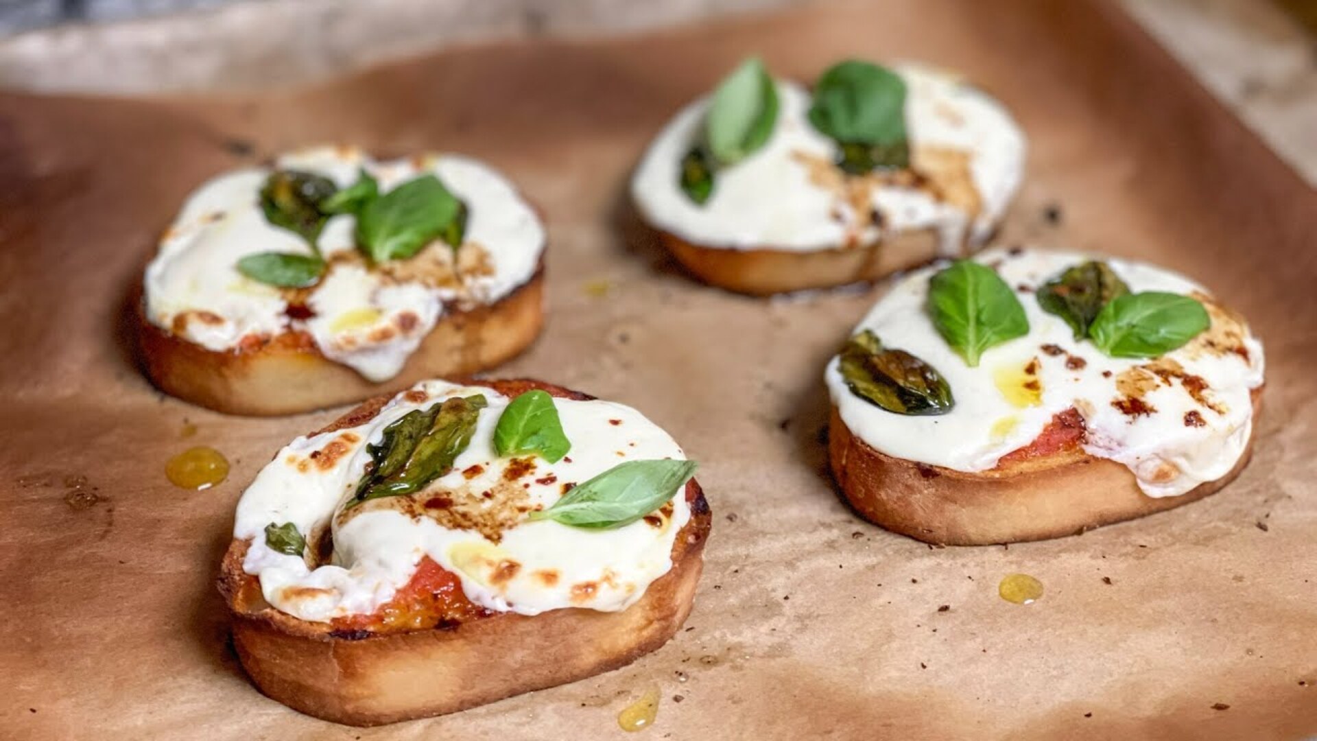 Video thumbnail for The Ultimate Margherita Pizza Toast Recipe