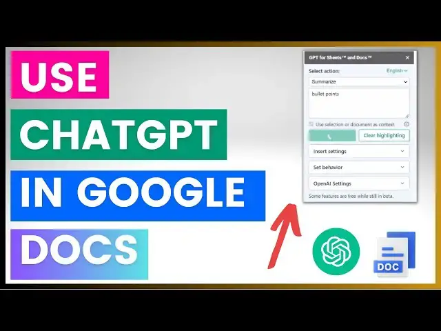 Video thumbnail for How To Add & Use ChatGPT In Google Docs?