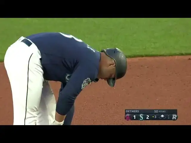 'Video thumbnail for Ty France CRANKS a RBI Double, Scoring Julio Rodriguez! | Seattle Mariners | 4/3/2023'
