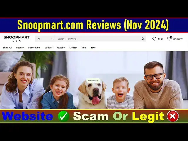 Video thumbnail for Snoopmart Reviews: Before Buy Check Snoopmart.Com Is Scam Or Legit? | Product Review